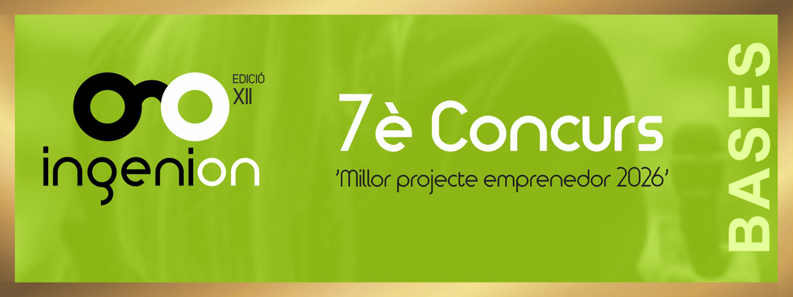 20260918 Banner Millor projecte emprenedor 2026 INGENION