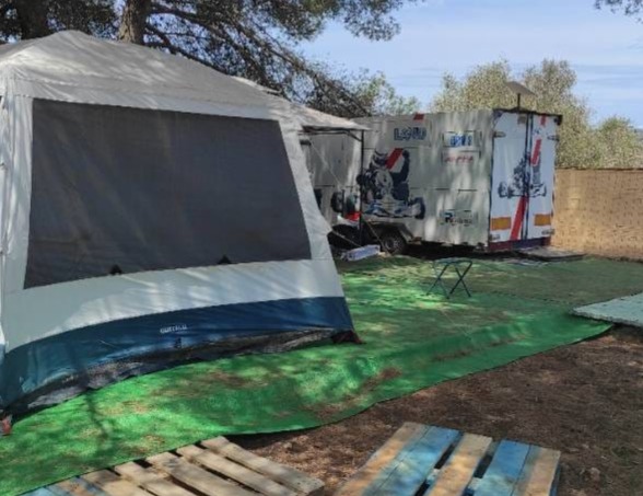 L'Ajuntament de Santa Eulària obre expedient sancionador contra la propietat d'una finca rústica i el promotor d'un càmping il·legal a Santa Gertrudis