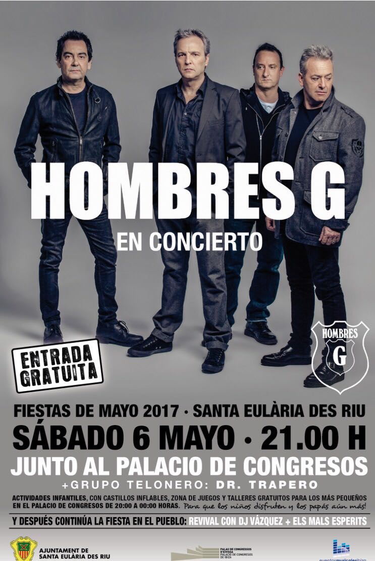 Cartel concierto hombres G