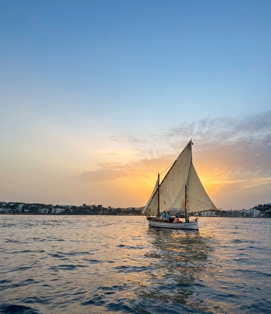 Santa Eulària convida a descobrir la vela llatina amb tallers de navegació tradicional