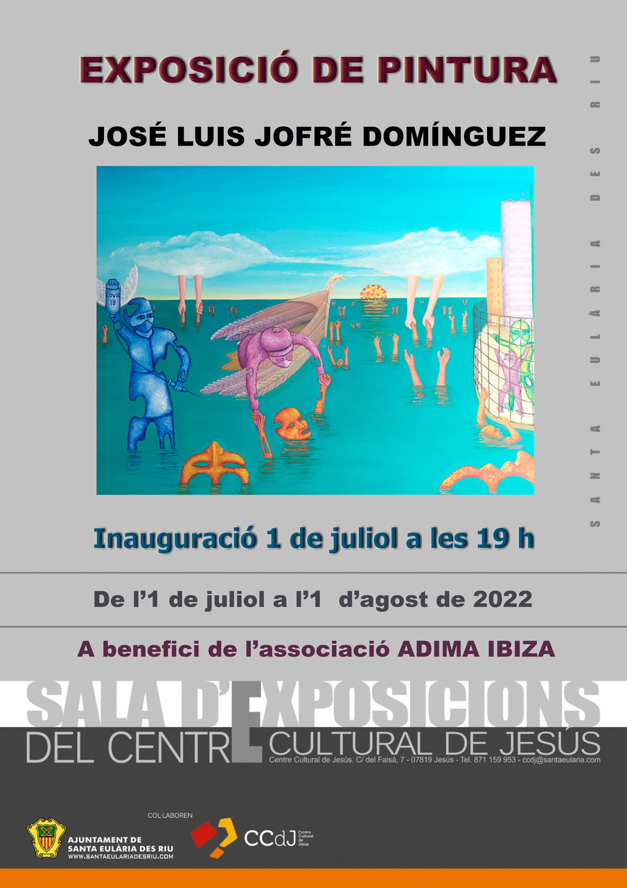 Exposició de pintura de José Luis Jofré Domínguez en el Centre Cultural de Jesús