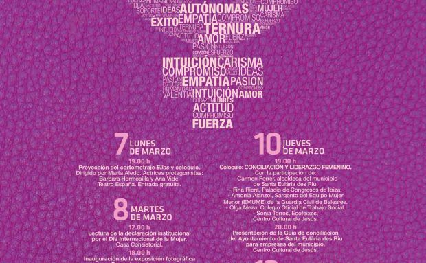 Actividades culturales, un manifiesto y presentación de una Guía de conciliación para empresas con motivo del Día de la Mujer