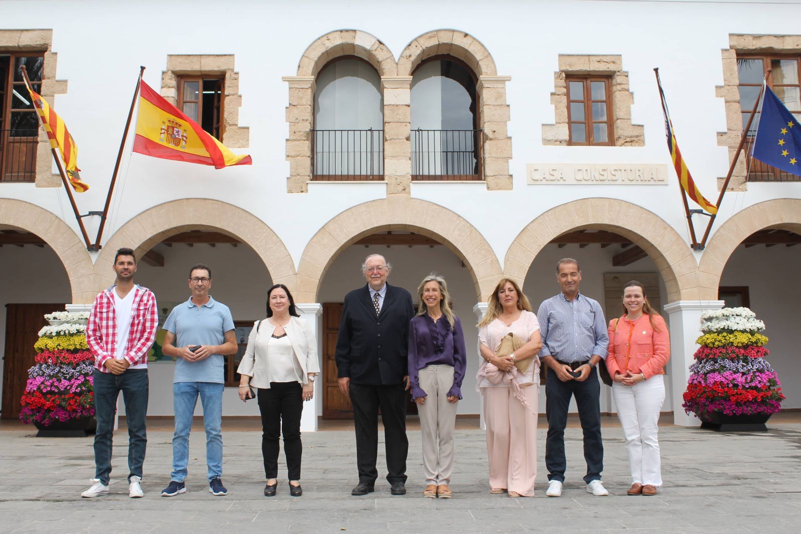 Homenatge a les persones jubilades a l'Ajuntament de Santa Eulària des Riu en 2022