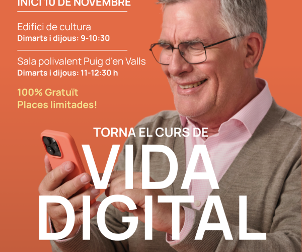 Santa Eulària acoge una nueva edición de Grans Actius, el programa gratuito de formación digital para mayores