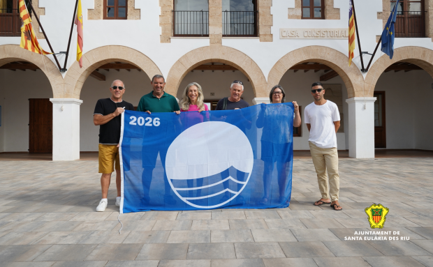 Santa Eulària, únic municipi de Balears amb quatre banderes blaves per a l'estiu 2026