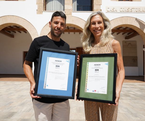 Santa Eulària renova i amplia la certificació ambiental ISO 14001 de les seves platges