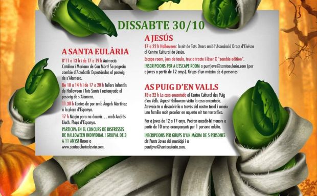 Halloween arriba al municipi amb una casa del terror, escape room, espectacles i contes de por, així com un concurs de disfresses