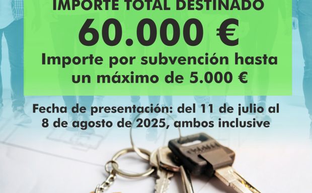 El Ayuntamiento de Santa Eulària des Riu ofrece ayudas de hasta 5.000 euros para aliviar los gastos derivados de la compra de la primera vivienda