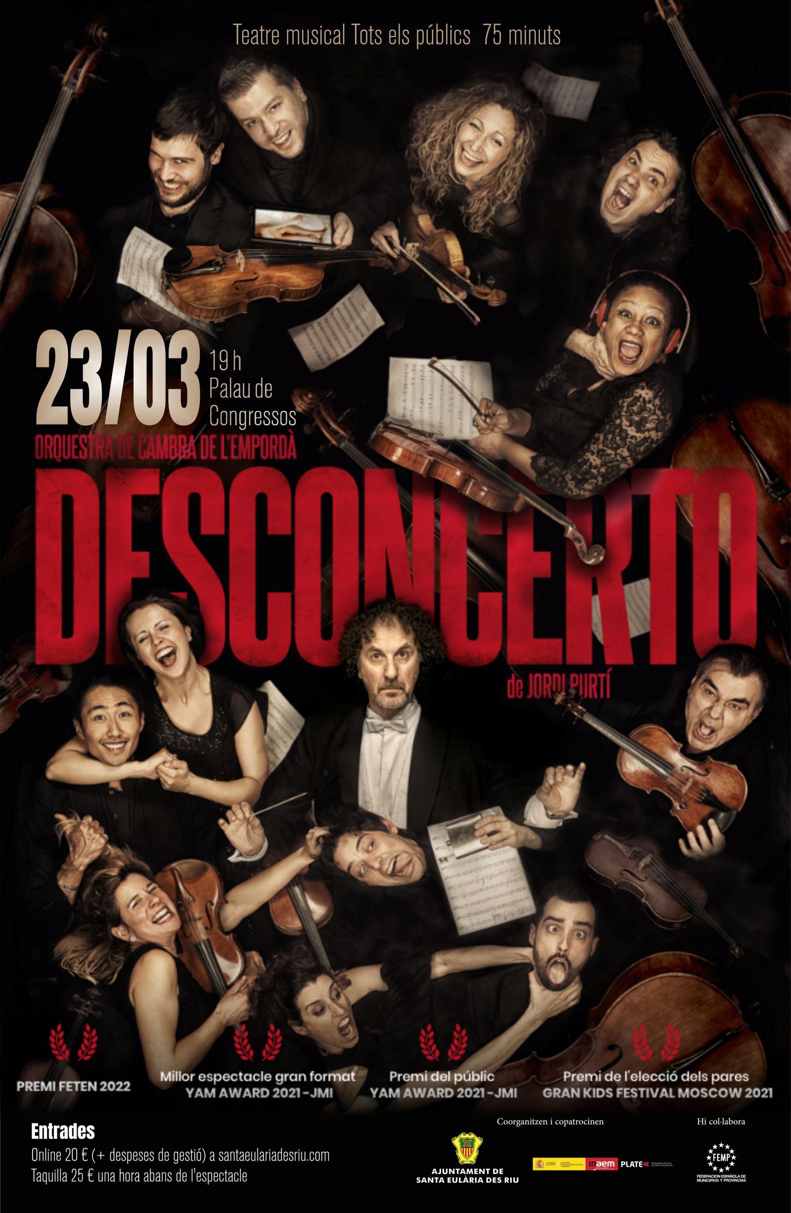 DESCONCERTO, un espectáculo musical innovador llega a Santa Eulària de Riu