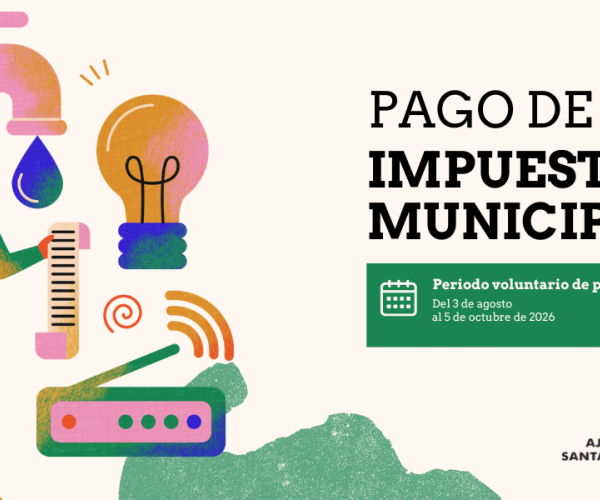 Recordatori: El 5 d’octubre finalitza el període voluntari per al pagament dels tributs municipals de 2026