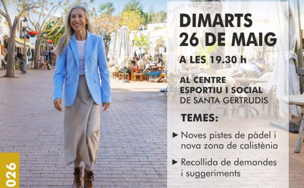 La iniciativa Digues la teua es trasllada a Santa Gertrudis el 26 de maig
