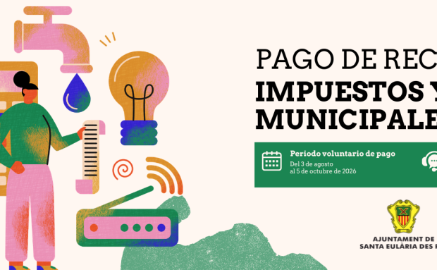 Recordatori: El 5 d’octubre finalitza el període voluntari per al pagament dels tributs municipals de 2026