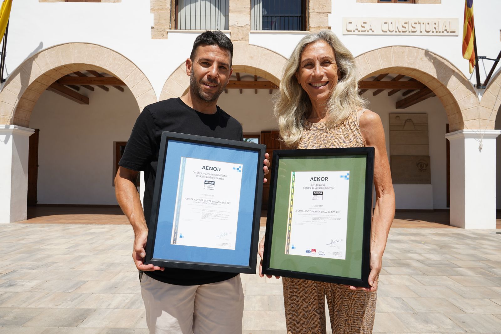 Santa Eulària renova i amplia la certificació ambiental ISO 14001 de les seves platges