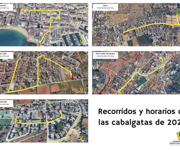 El municipio de Santa Eulària des Riu ya está listo para recibir a sus Majestades los Reyes Magos