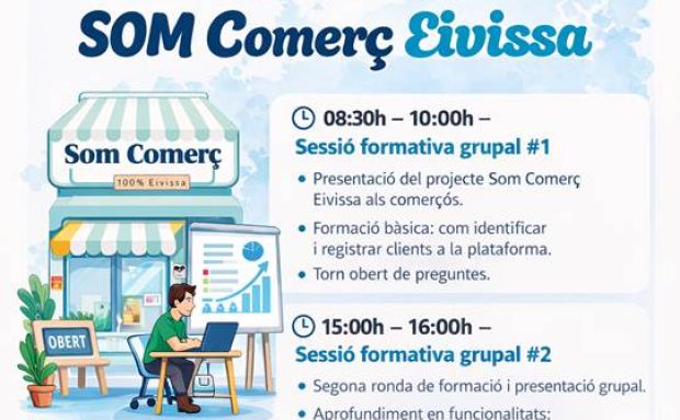 Sessió de presentació i formació de la plataforma SOM Comerç Eivissa