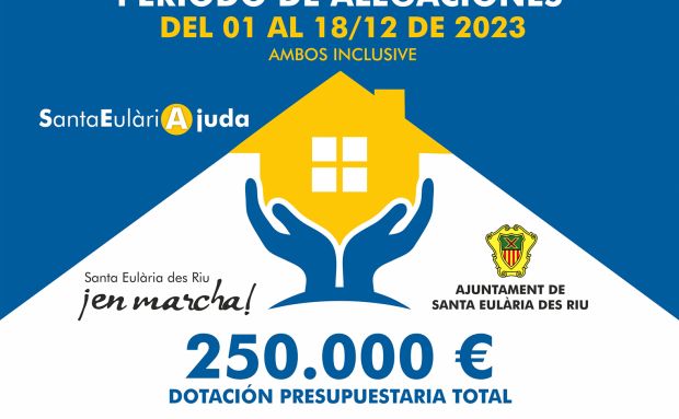 Periodo de enmiendas al listado provisional de ayudas para el alquiler 2023