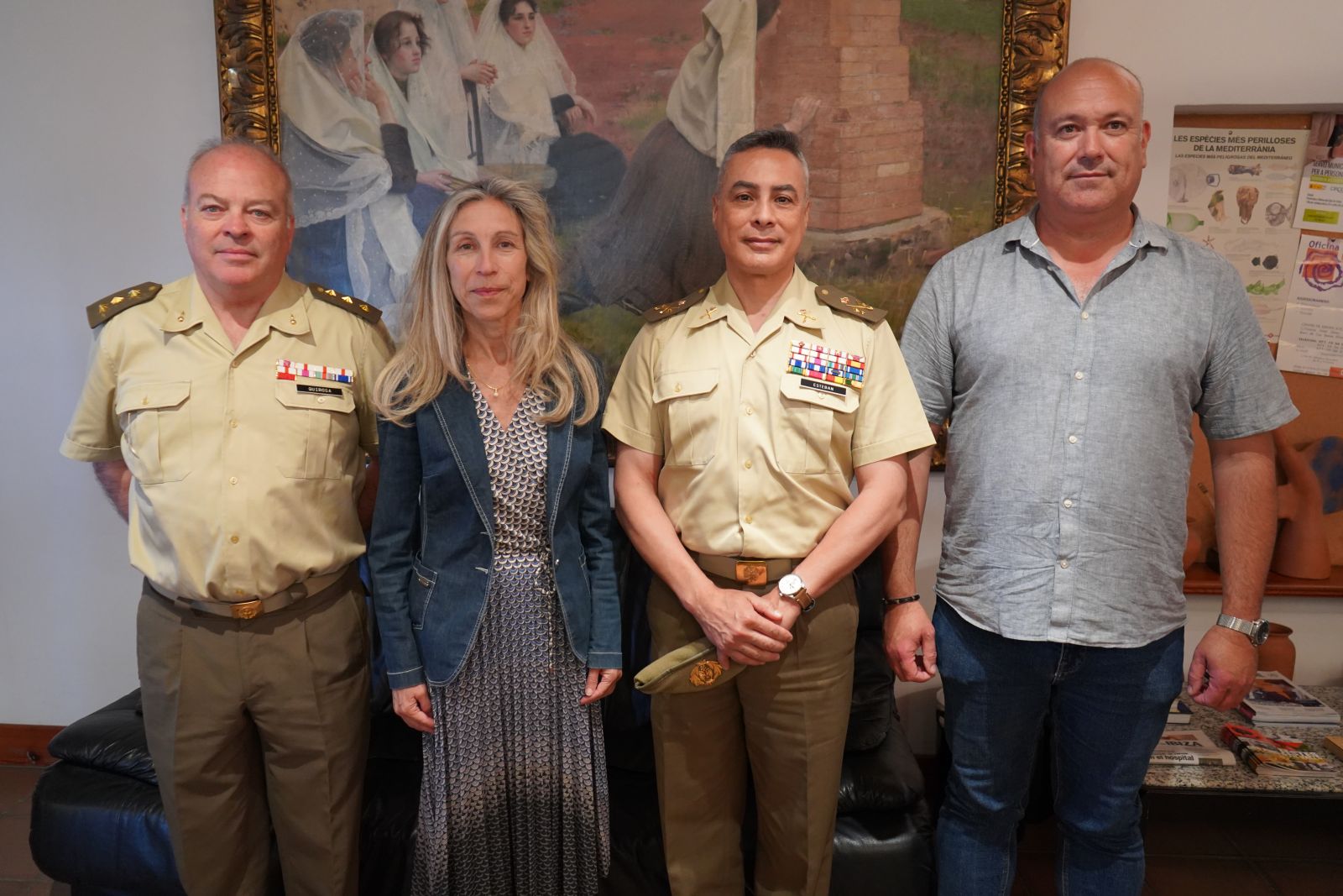 El nou comandant general de Balears visita Santa Eulària des Riu
