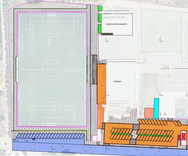 Santa Eulària adjudica les obres de millora de l'aparcament i accessibilitat i nova grada del camp de futbol de Santa Gertrudis