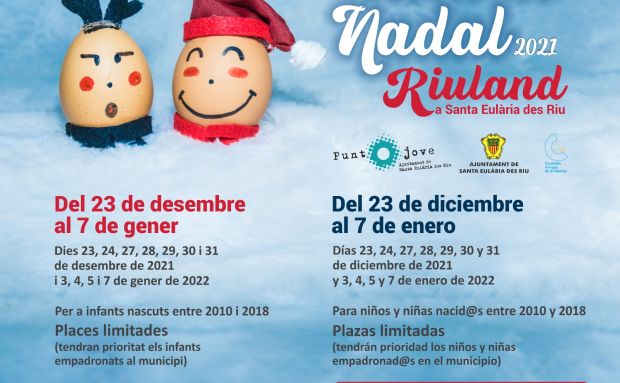 Santa Eulària obre les inscripcions per a la segona edició de l'escola de Nadal 'Riuland' el proper 1 de desembre