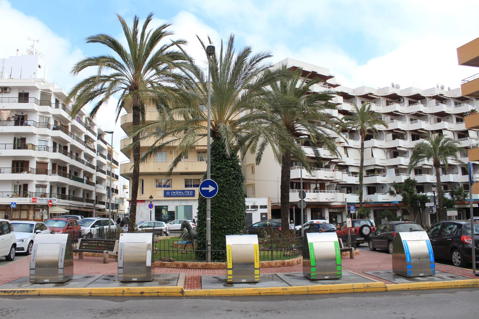Santa Eulària des Riu competirà aquest estiu per la ‘Bandera Verda’ d’Ecovidrio per incrementar el reciclatge