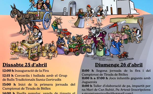 Producte local i tradició en una nova edició de la Fira Rural de Fruitera