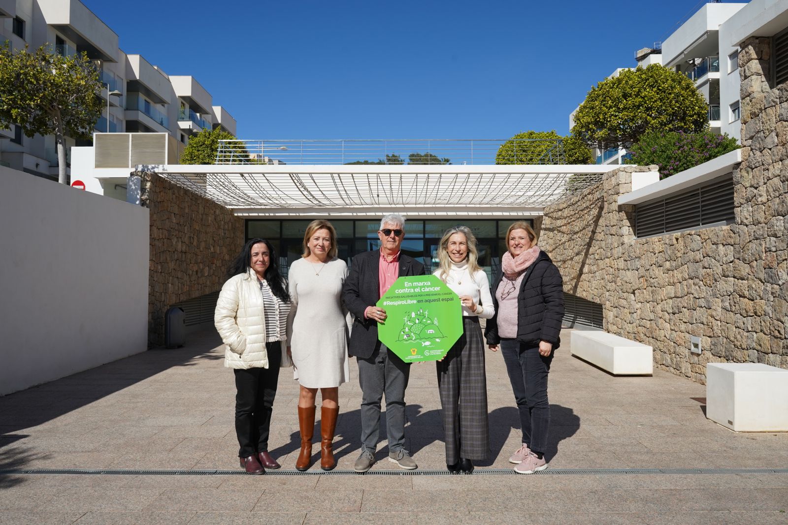 Santa Eulària des Riu és el primer municipi d'Eivissa a unir-se a la campanya #RespiroLibre de l'Associació Espanyola contra el Càncer