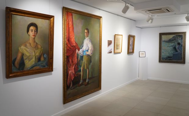 Un viaje al pasado de Santa Eulària mediante una mirada artística en la sala Sant Jaume 72