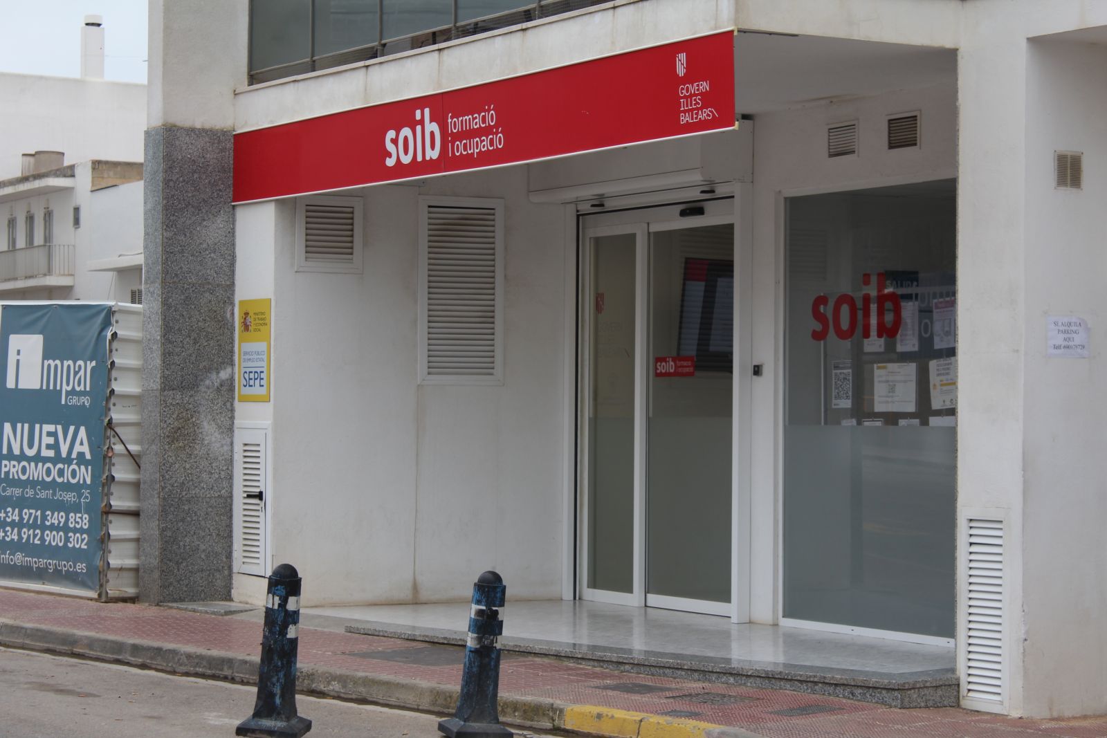 Proposta per a sol·licitar al Govern perquè assumeixi el lloguer de l'oficina del SOIB de Santa Eulària com fa amb la resta de seus de Balears