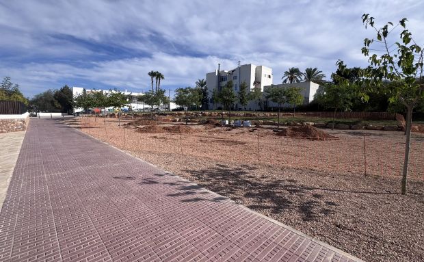 Santa Eulària inicia la instal·lació d'un nou parc de cal·listènia a la zona esportiva de Santa Gertrudis