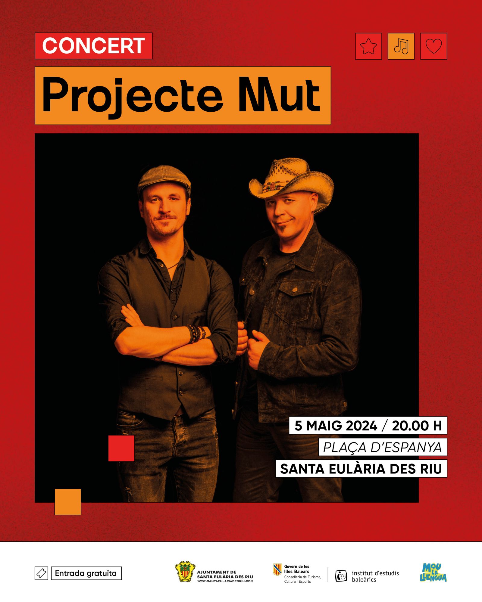 Projecte Mut arriba a Santa Eulària per celebrar les Festes de Maig